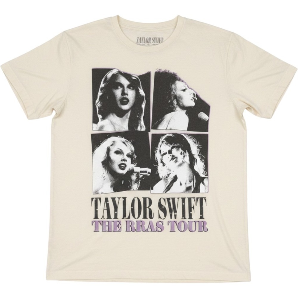 Taylor Swift Eras Tour Speak Now T-Shirt Size M Cream Concert Tee
